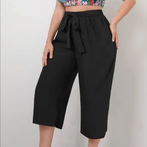 self tie caprii pants